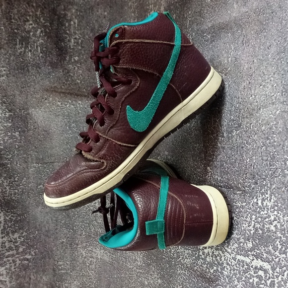 Nike Dunk Premium SB Deep Burgundy/Aquamarine 313171 601 Size 9 - Picture 8 of 12